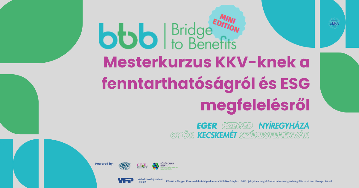 Bridge to Benefits MiniEdition 2025-2026 - felhívás
