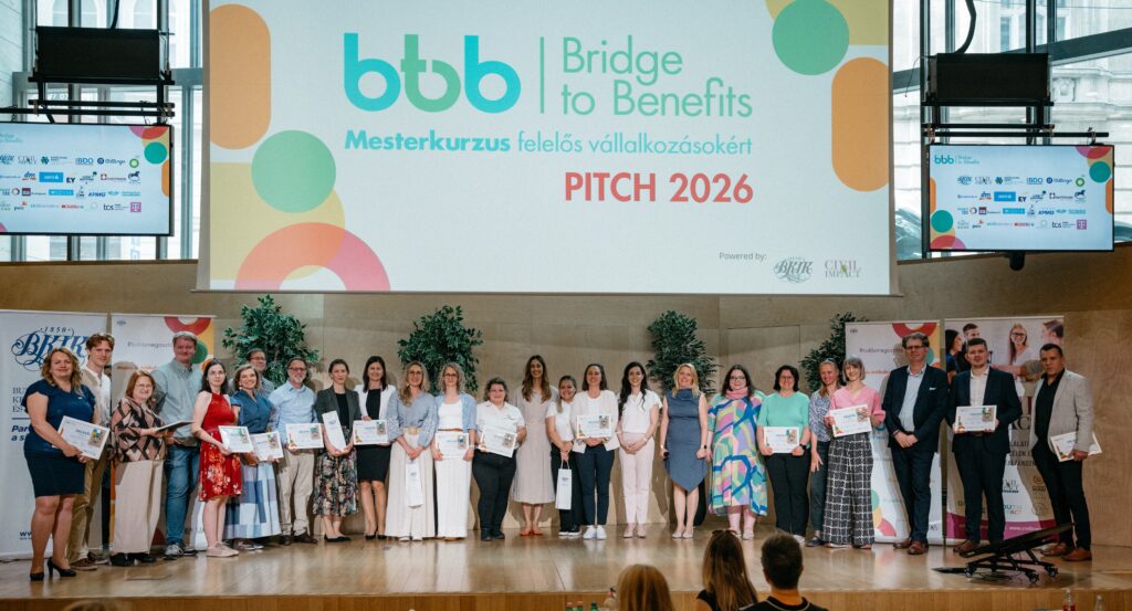 Bridge Pitch 2026: Inspiráló ötletek, elhivatott vállalkozók és valódi társadalmi hatás
