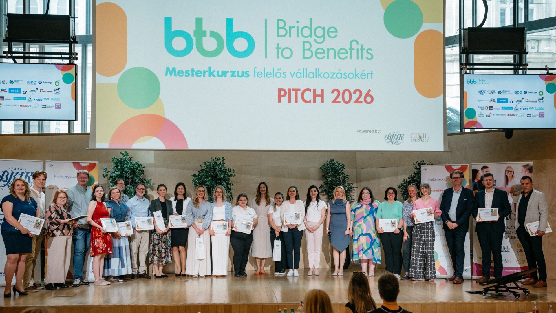 Bridge Pitch 2026: Inspiráló ötletek, elhivatott vállalkozók és valódi társadalmi hatás